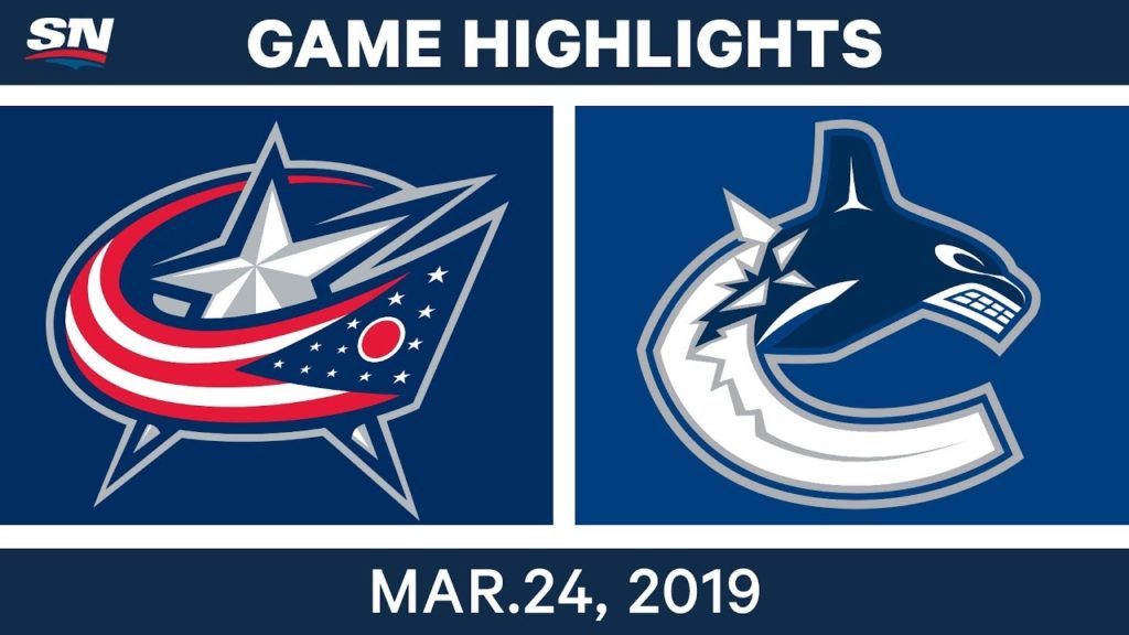 Columbus Blue Jackets v Vancouver Canucks – NHL 2019