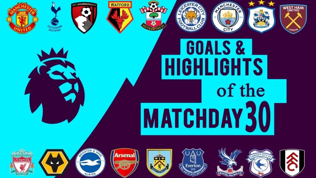 Premier League Goals – Matchday 30