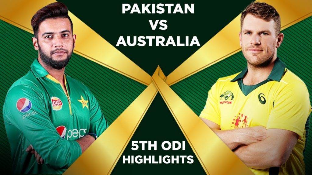 Pakistan v Australia – 5th ODI 2019