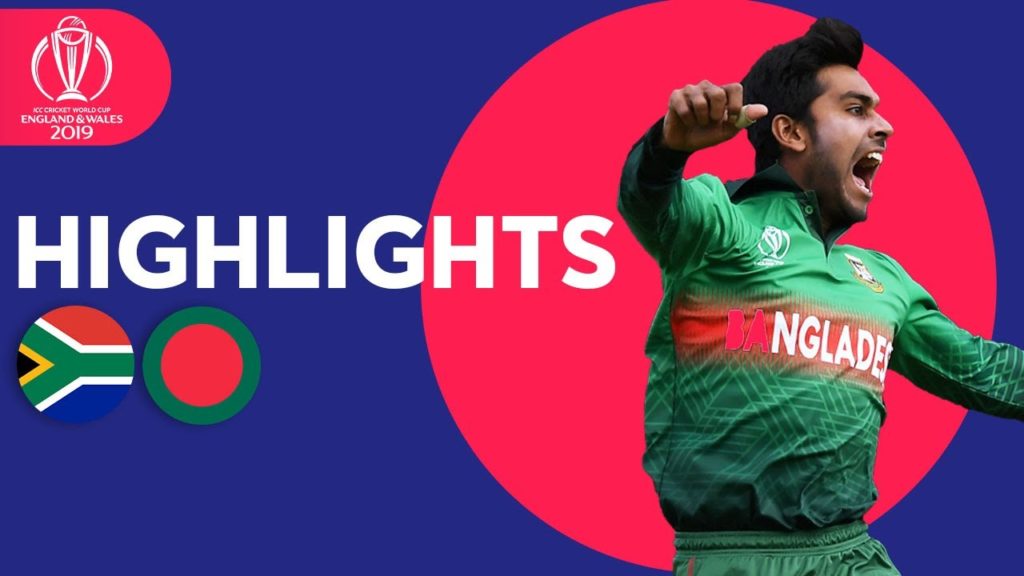 South Africa v Bangladesh – Cricket World Cup 2019