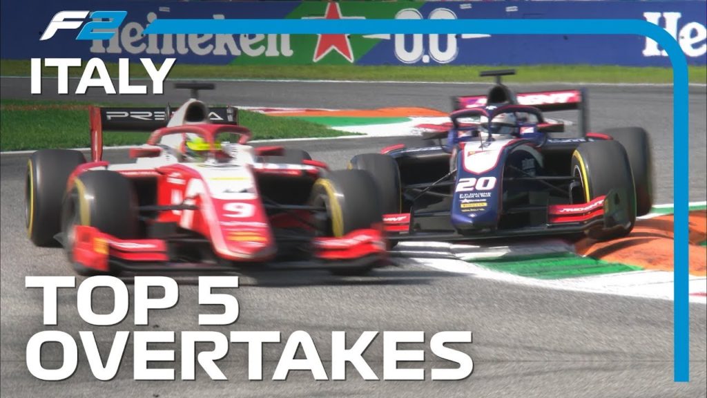 Top 5 Formula 2 Overtakes | 2019 Italian Grand Prix