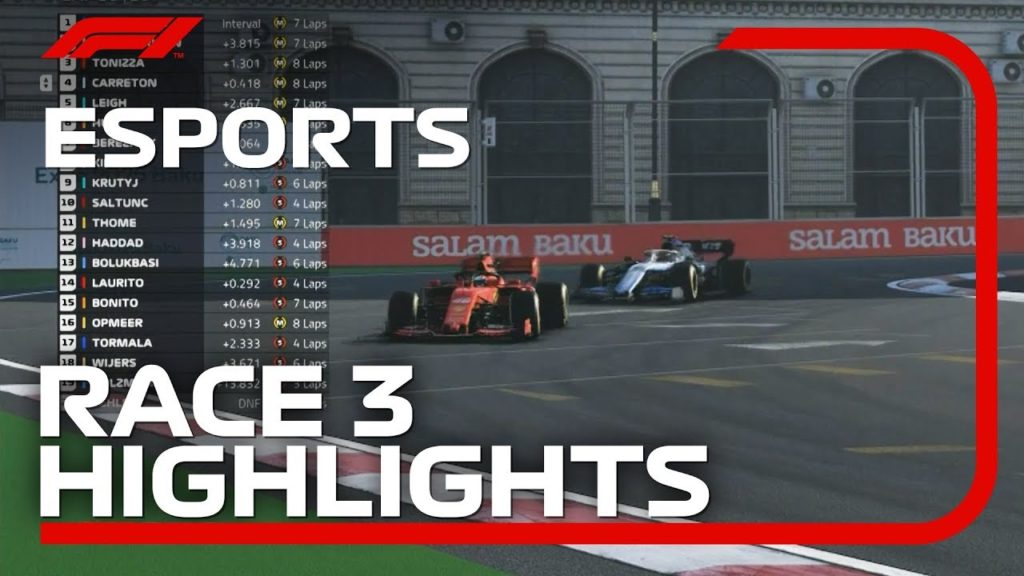 F1 Esports Pro Series 2019: Race Three Highlights