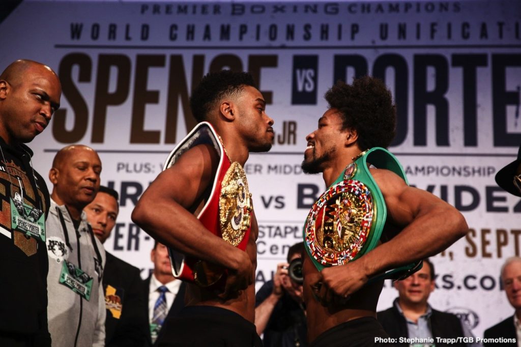 Spence vs Porter – Weigh in Full Broadcast