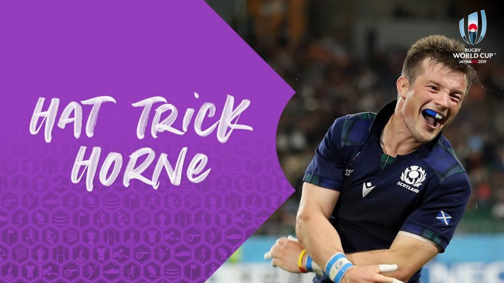 Incredible hat-trick from George Horne at Rugby World Cup 2019