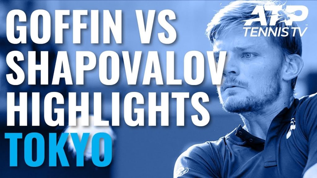 Great Shots & Rallies from David Goffin vs Denis Shapovalov | Tokyo 2019